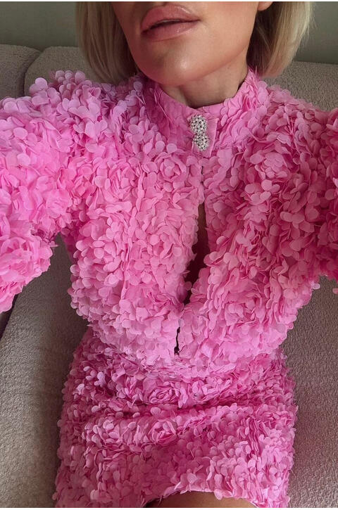 Barbie Blouse Light Pink S Flower blouse